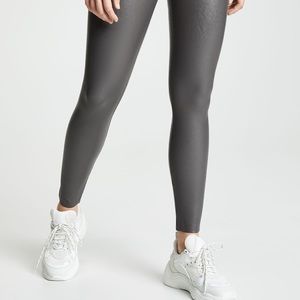 Commando faux leather leggings (gunmetal)